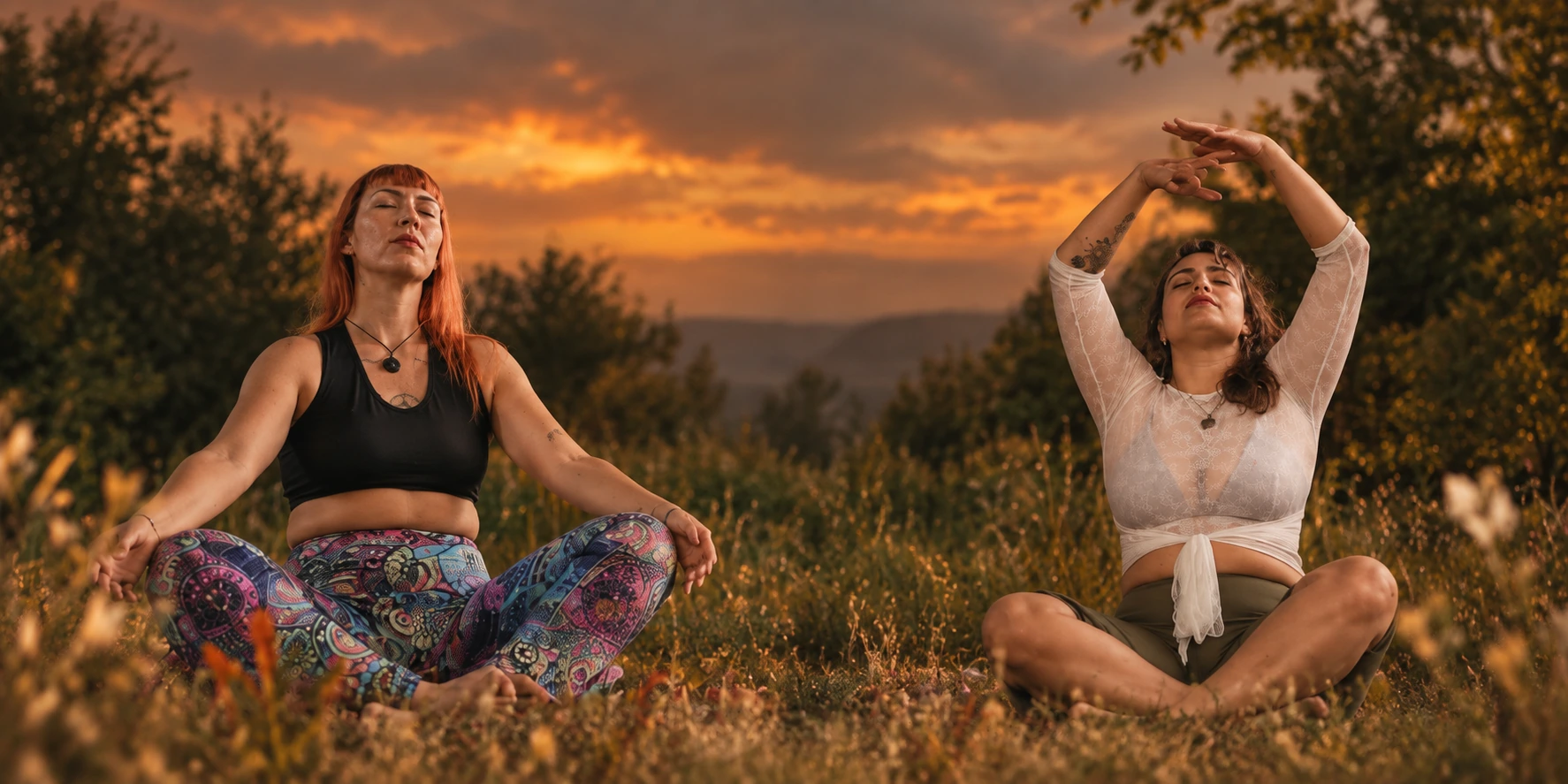Belén Alsamora y Sabrina Fioretti, facilitadoras del retiro